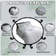 image 3 of VELVETIO Hermione Complete Duvet Cover Set with Fitted Sheet Cosy Quilt Coverlet Grey | Double
