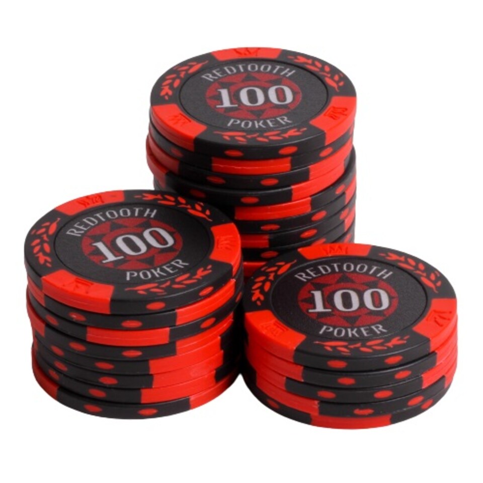 image 1 of Redtooth Poker 14g Casino Quality Poker Chips - Pack of 25 - Various Denominations | Yellow