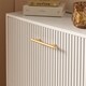 image 4 of OHS Ribbed 2-Drawer Shoe Cabinet Flip Down Hallway Storage Unit