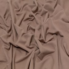 Minerva Core Range Brown Medium Loop Back French Terry Stretch Knit Fabric for Dressmaking, 150cm / 59" Wide - per metre
