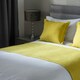 image 2 of Belledorm Crompton Quilted Bed Runner - Saffron Yellow - One Size