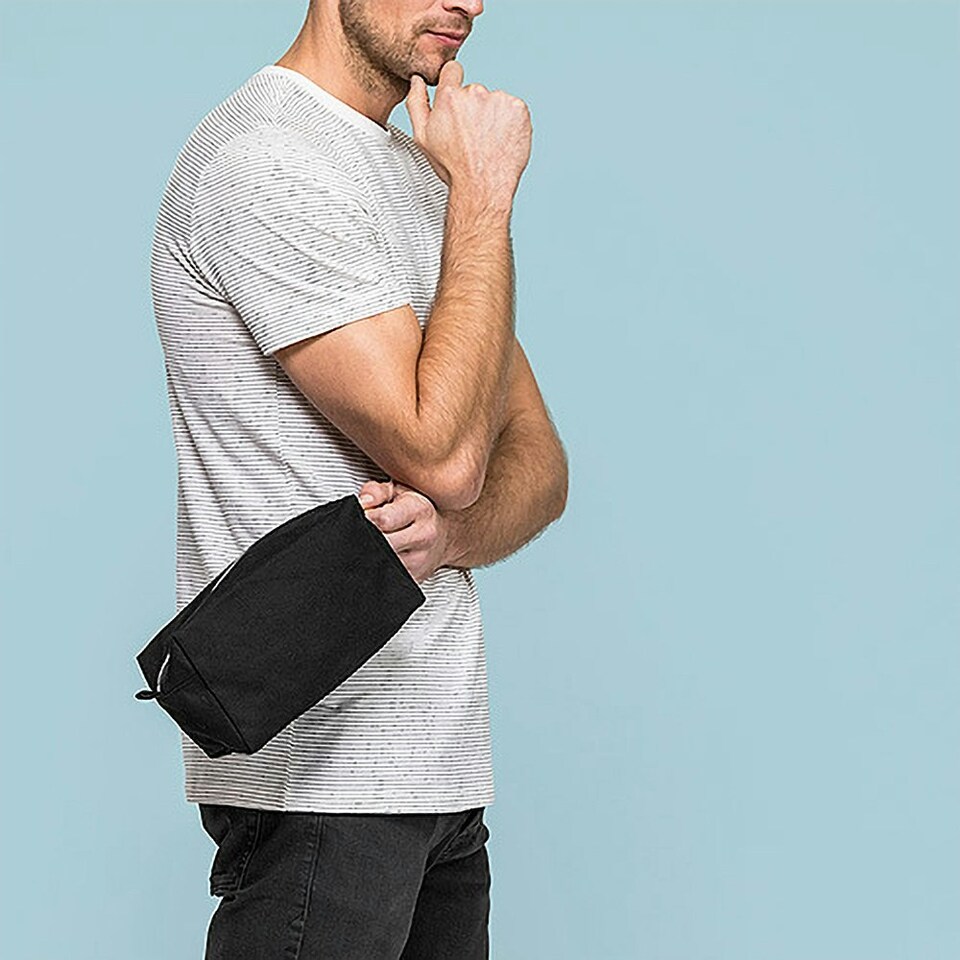 image 1 of Westford Mill Canvas Accessory Case - Black - L Black