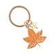 image 2 of Something Different Autumn Magic Leaf Keyring - Gold/Orange - One Size