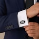 image 2 of Father of the Groom Cufflinks - Onyx Art CK55 Wedding Gift