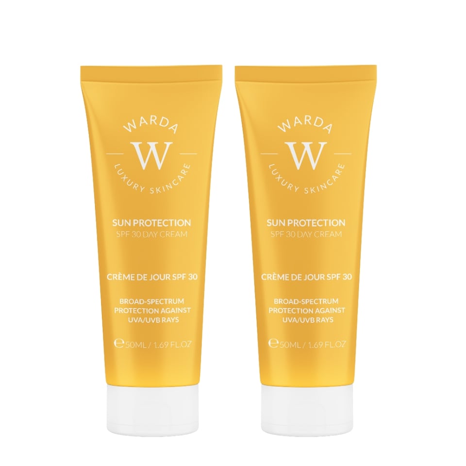 image 1 of Warda Luxury Skincare 2 X Sun Protection SPF 30 Day Cream 50ml