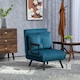 image 2 of HOMCOM Click Clack Chair Bed Settee for Living Room, Guest Room, Blue
