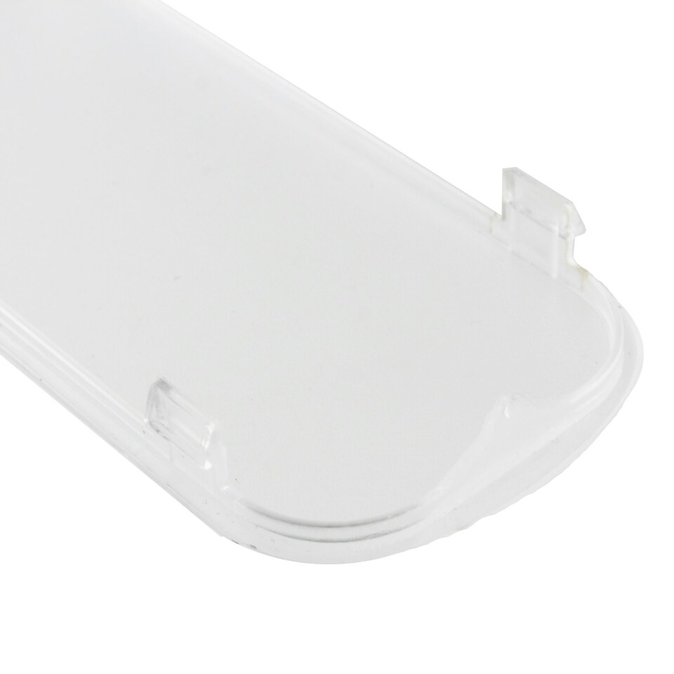 image 1 of SPARES2GO Universal Cooker Hood Vent Extractor Light Diffuser / Lens Cover Plate (170mm x 67mm)