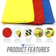 image 2 of Multipurpose Microfibre Cleaning Cloth 40cm x 40cm Super Soft Washable and Lint Free - Pack of 12