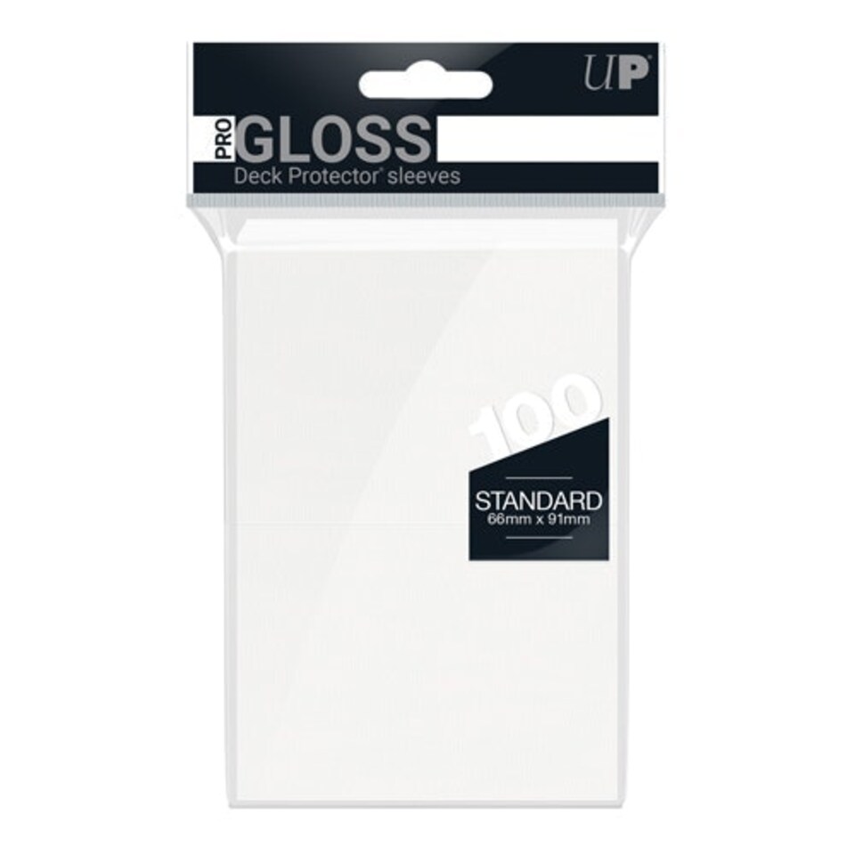 Ultra PRO - PRO-Gloss Standard Sleeves (100) - White