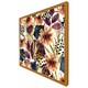 image 1 of Autumn geometric flowers (Picture Frame) Brown | Oak | S