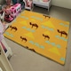 image 4 of Camels (Rug) Orange | Large: 140x200cm
