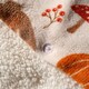 image 5 of OHS Autumnal Pumpkin Fall Gonk Halloween Soft Cosy Warm Plush Fleece Duvet Cover and Pillowcase Bedding Set Multi | Cream/Rust | Double