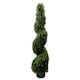 image 1 of 120cm Sprial Buxus Artificial Tree UV Resistant Outdoor