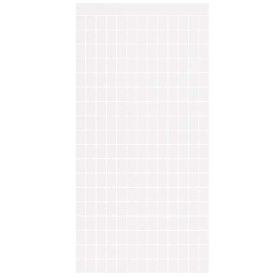 White Matte Sequin Curtain Backdrop