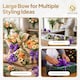 image 6 of 60pcs Purple 50mm/5cm Large Ribbon Pull Bows for Gift Wrapping, Hampers, Florist Bouquets, Wedding Cars and Party Décor Pullbow