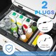 image 5 of Outsunny 12V Portable Car Refrigerator w/ Inner LED Light Indoor Outdoor, 25L