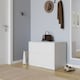 image 5 of URBNLIVING 2 Drawer Chest Storage Unit With Adjustable Feet | Multi | White | 1
