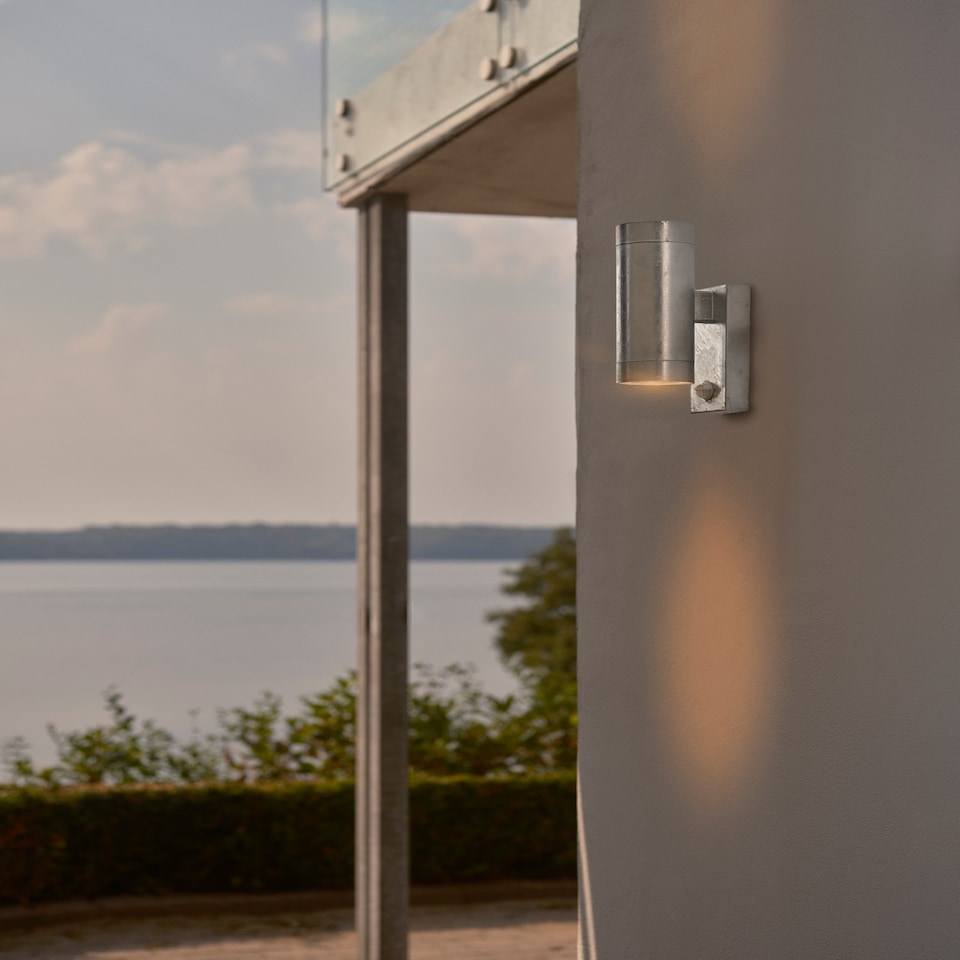 image 1 of Tin Maxi Double Sensor | Wall light | Galvanized | Silver | Galvanized