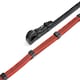 image 2 of Shires Aviemore Continental Rubber Grip Reins Black | Size: 48X5/8
Colour: Black/Orange