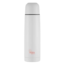 XD Collection Stainless Steel Flask - White - One Size