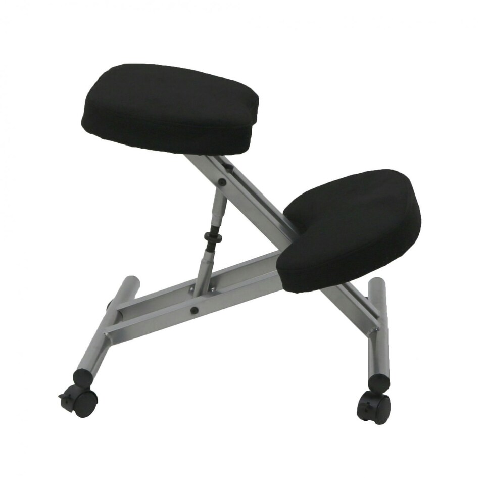 image 1 of Oypla Kneeling Orthopaedic Ergonomic Posture Office Stool Chair Seat Black