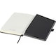 image 3 of Luxe A5 Bound Notebook - Solid Black - One Size