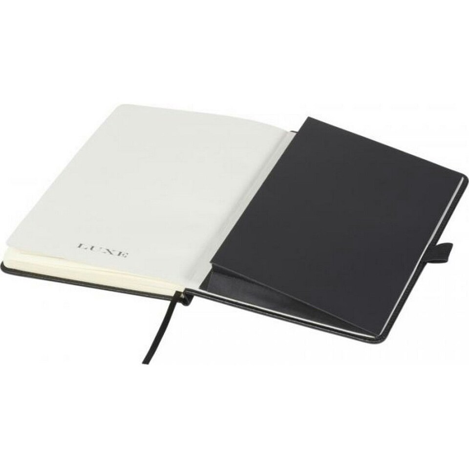 image 1 of Luxe A5 Bound Notebook - Solid Black - One Size