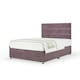 image 1 of Majestic 1000 Pocket Sprung Mauve Naples Velvet Divan Set And Milan Headboard Single