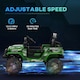 image 5 of AIYAPLAY Kids Ride On Car, 12V Electric Truck w/ Suspension, Green