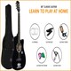 image 5 of Classic 38" 4/4 Acoustic Guitar – 6-String, Full Size, Unisex, Ideal for Beginners and Students, Black Brown