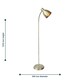 image 5 of Carter - Antique Brass Floor Lamp Bronze