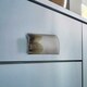 image 2 of Polished Metal Capella Handle- Door Handles & Drawer Knobs | White | 4