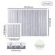 image 2 of Levede Felt Notice Board 6 Pack Wall Tiles Pin Board Self Adhesive Grey 30x30cm