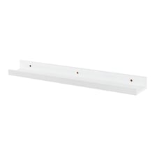 Harbour Housewares Floating Picture Ledge Wall Shelf - White - Photo Gallery Bookshelf Wall Shelves Floating Shelves 57cm