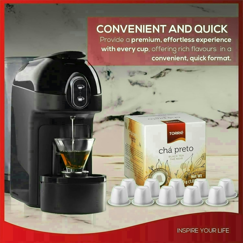image 1 of Black Tea Nespresso ® Compatible Coffee Machine Capsules (120 Pods)