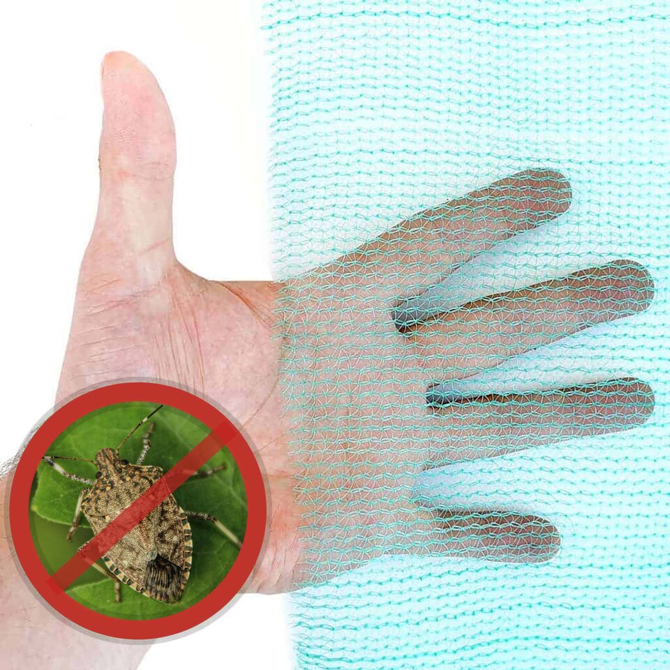 image 1 of Elixir Gardens Pest Control Netting Garden Insect Mesh Crop Protection Cloche UV treated (3m x 15m)