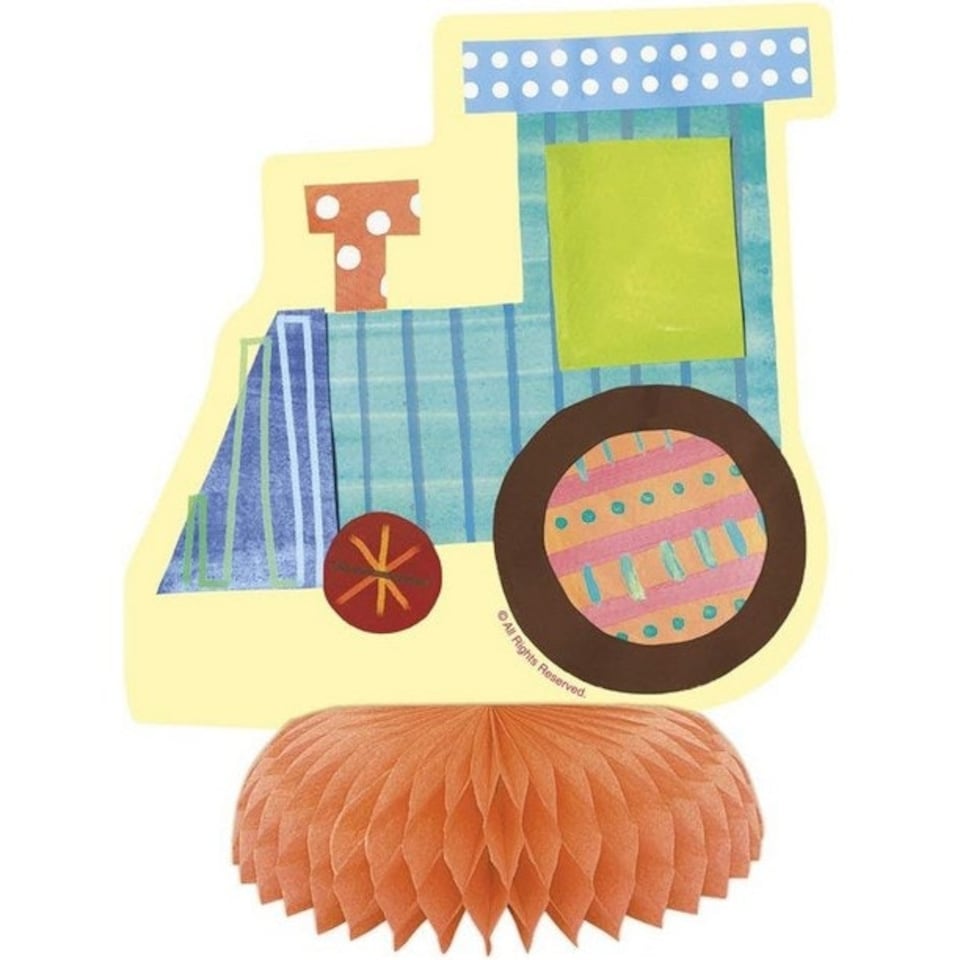 image 1 of Unique Party Circus Animal Baby Shower Table Decoration (Pack of 3) - Multicoloured - One Size