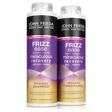 John Frieda Frizz Ease Miraculous Recovery Hair Shampoo & Conditioner Duo, 500ml