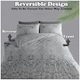 image 6 of VELVETIO Antoinette Printed Duvet Cover Set Reversible Polycotton Beddings Grey | Double