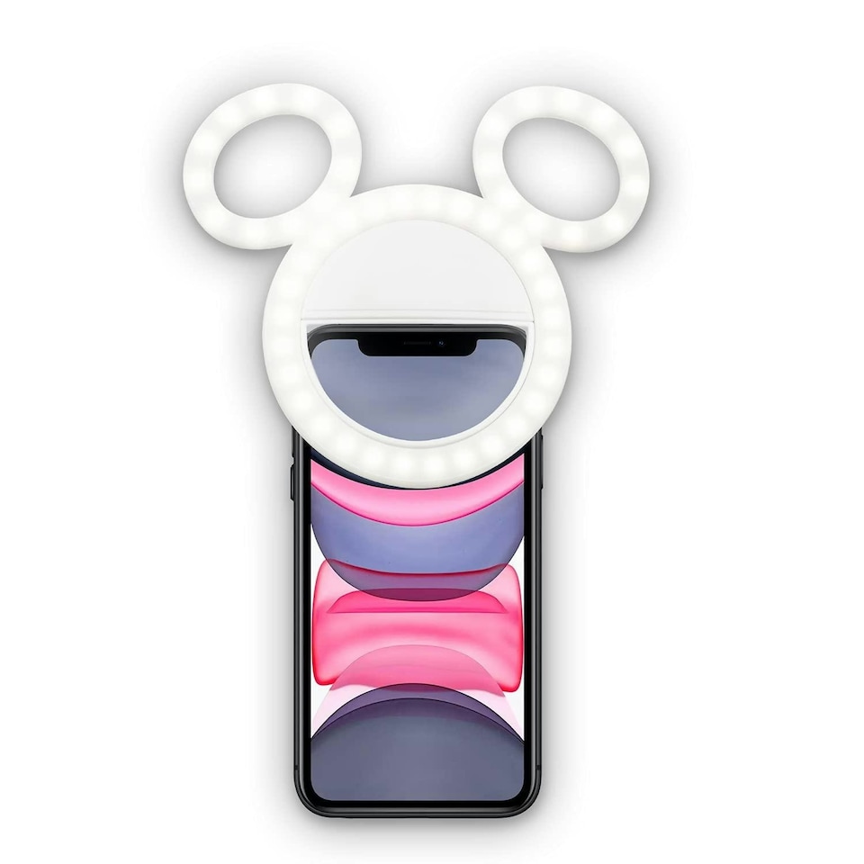 image 1 of Disney Mickey Mouse Clip On Selfie Ring Light