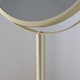 image 6 of Harbour Housewares Pedestal Mirror - 18.5cm x 34.5cm - Gold | Gold | Gold