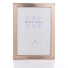 Sixtrees Square Edge 8x10" Photo Picture Frame Copper | One Size