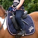 image 2 of Little Rider The Princess And The Pony Horse Saddlepad - Navy/Peach - Small Pony