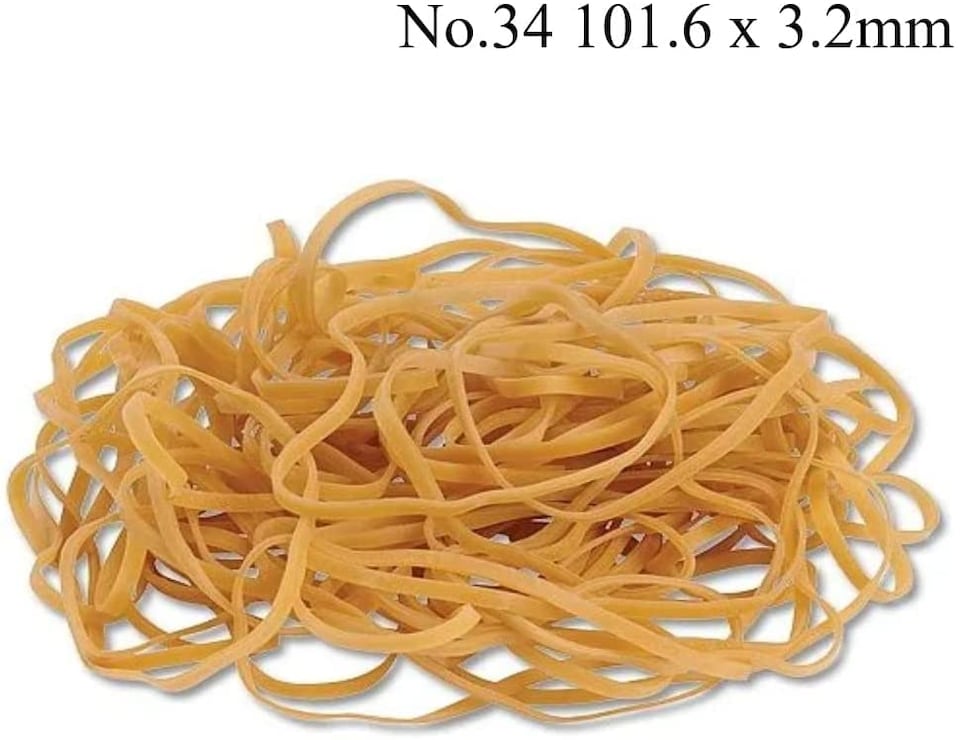 image 1 of Q-Connect Rubber Bands No.34 101.6 x 3.2mm 500g KF10539