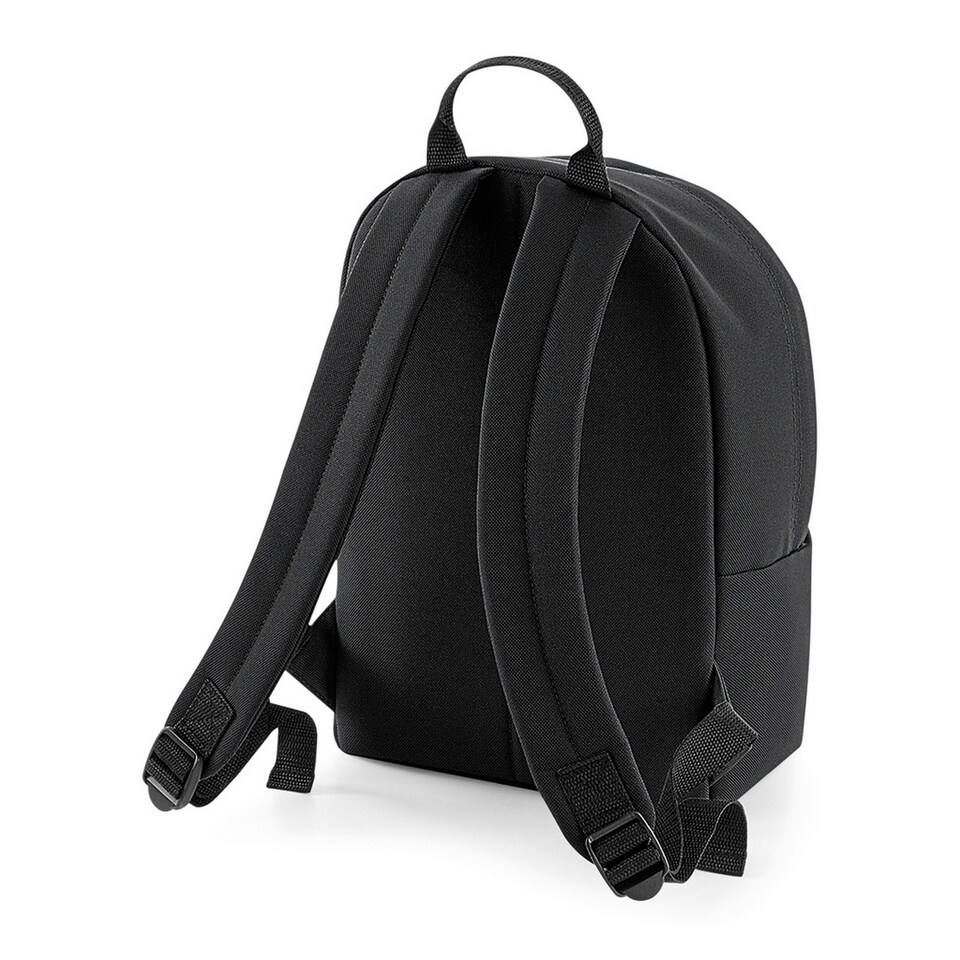 image 1 of BagBase Mini Fashion Backpack - Black/Black - One Size