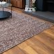 image 3 of KUKOON Heather Purple Mottled Shaggy Living Room Area Rug 120cm x 170cm