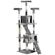 image 1 of PawHut 173cm Cat Tower Scratching Post Activity Centre for Indoor Grey