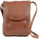 image 1 of Soft Premium Leather Shoulder / Cross Body Bag Brown | Tan