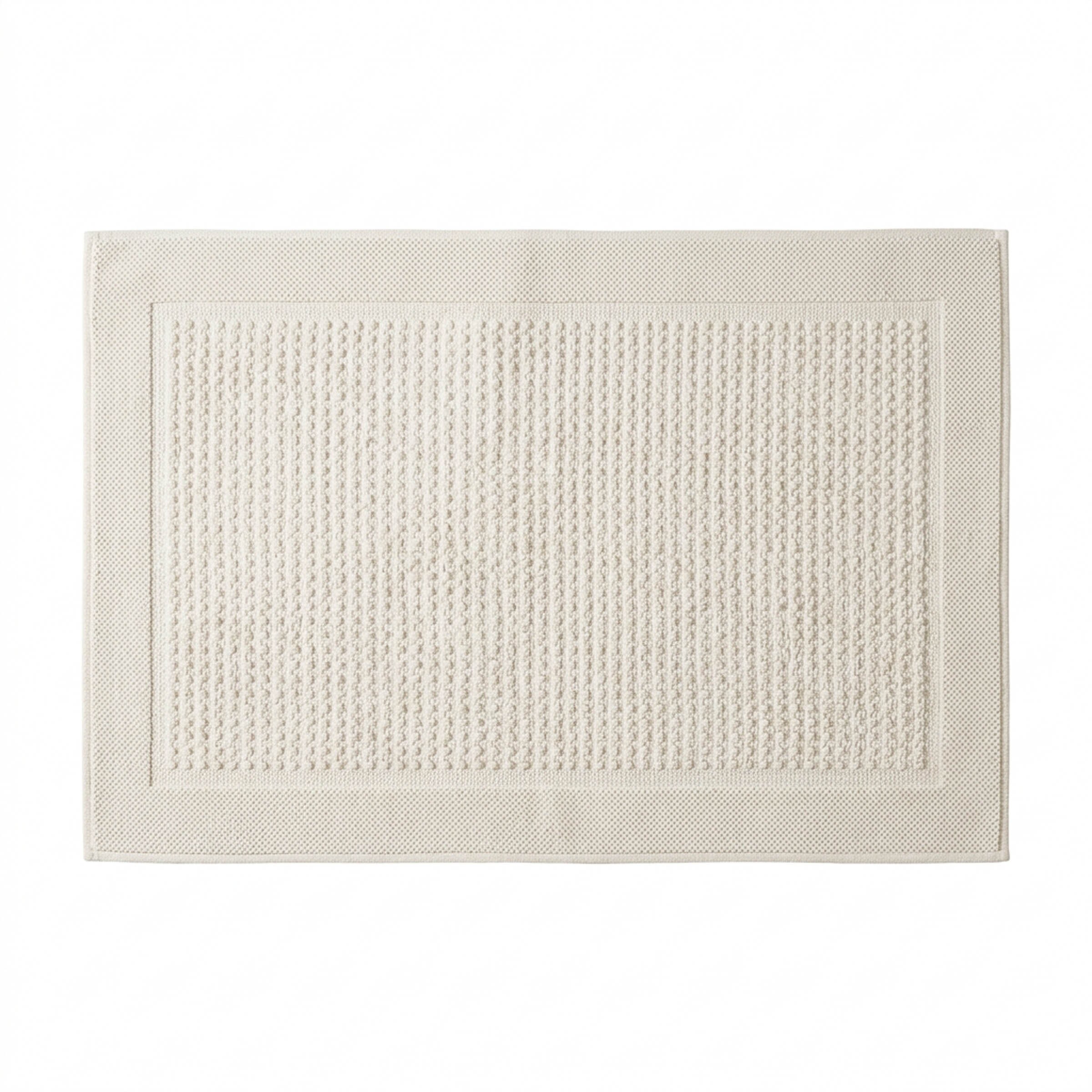 Vision V850 - 2 Pack 100% Cotton Bath Mats in Ecru | Size: Bath Mat