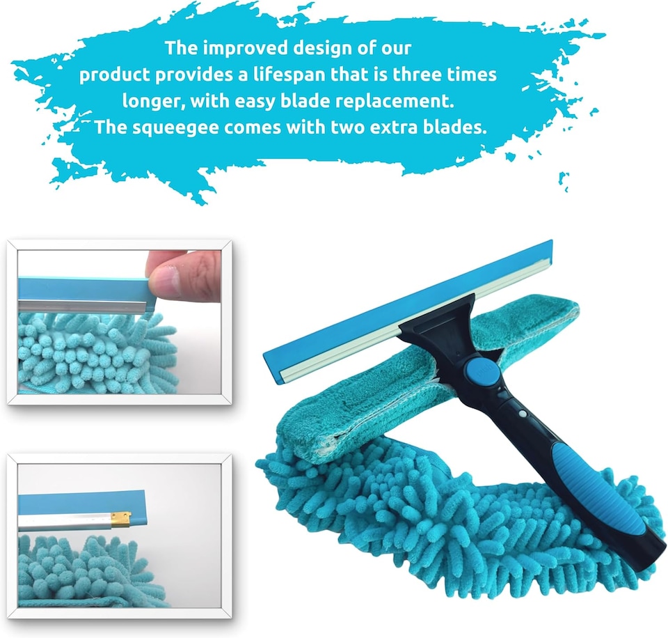 image 1 of IGAD Pole Single Pivot 10 inch (25cm) Squeegee